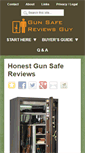 Mobile Screenshot of gunsafereviewsguy.com