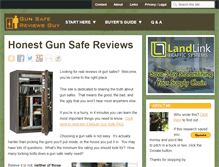 Tablet Screenshot of gunsafereviewsguy.com